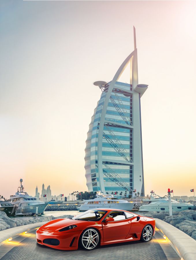 Картина на холсте Дубайский парус, арт hd2196501