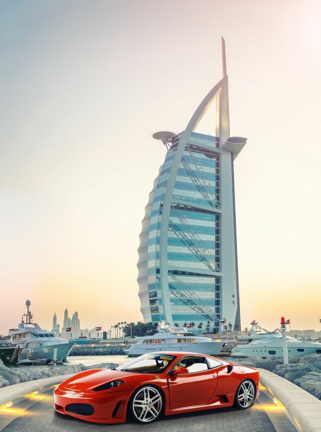 Картина на холсте Дубайский парус, арт hd2196501